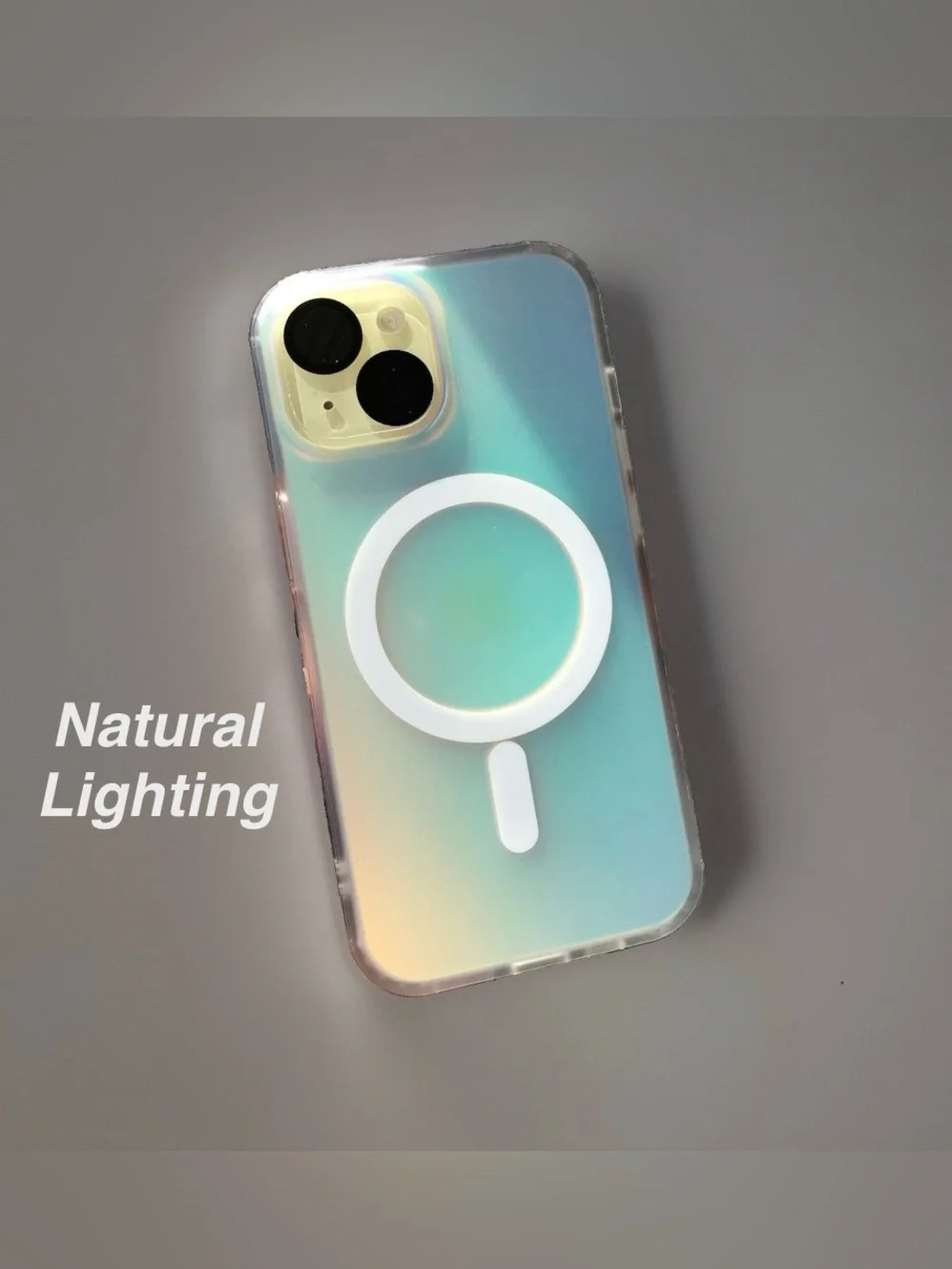 Waterfall iPhone 15 phone Case Cover Holographic Soft/hard iridescent MagSafe